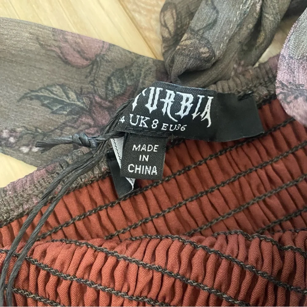 Disturbia Arnora Tiered Shirred Bodice Maxi Dress - Picture 8 of 12